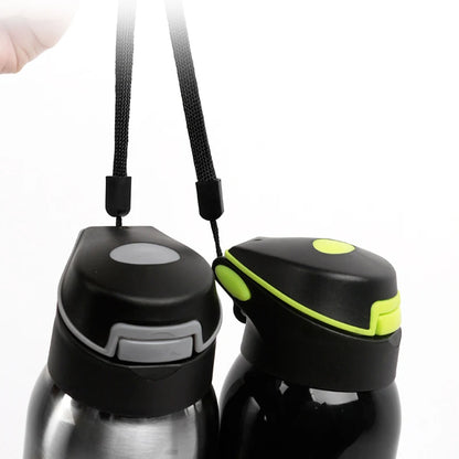 Bicycle Water Bottle Vacuum Stainless Steel Cycling Water Bottle Modern Double Walled Simple Thermo Mug Insulated Water Bottle - Roller