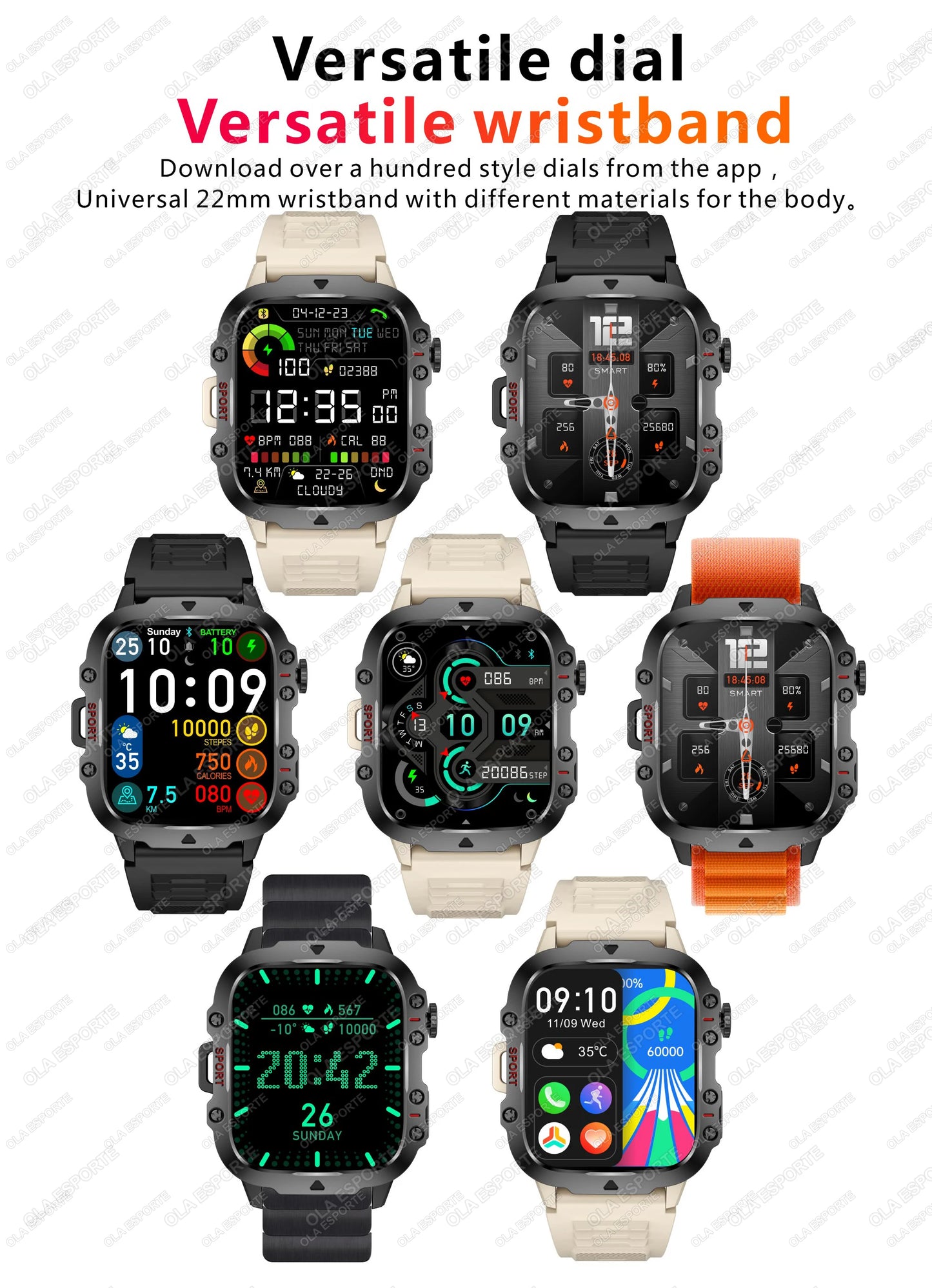 2025 New For Xiaomi Military Smart Watch