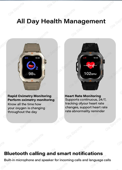 Outdoor Sport Smart Watch with Led Lighting