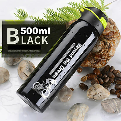 Vacuum Stainless Steel Cycling Water Bottle Double Walled Simple Thermo Mug Insulated With Straw