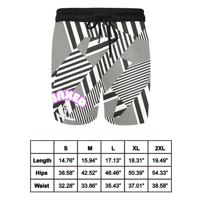 waxed Swim Shorts - Roller